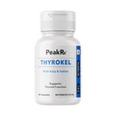 Peak Rx Thyrokel 60 Capsules | Kelp 250 mg + Iodine 50 mcg | Thyroid & Metabolism Support