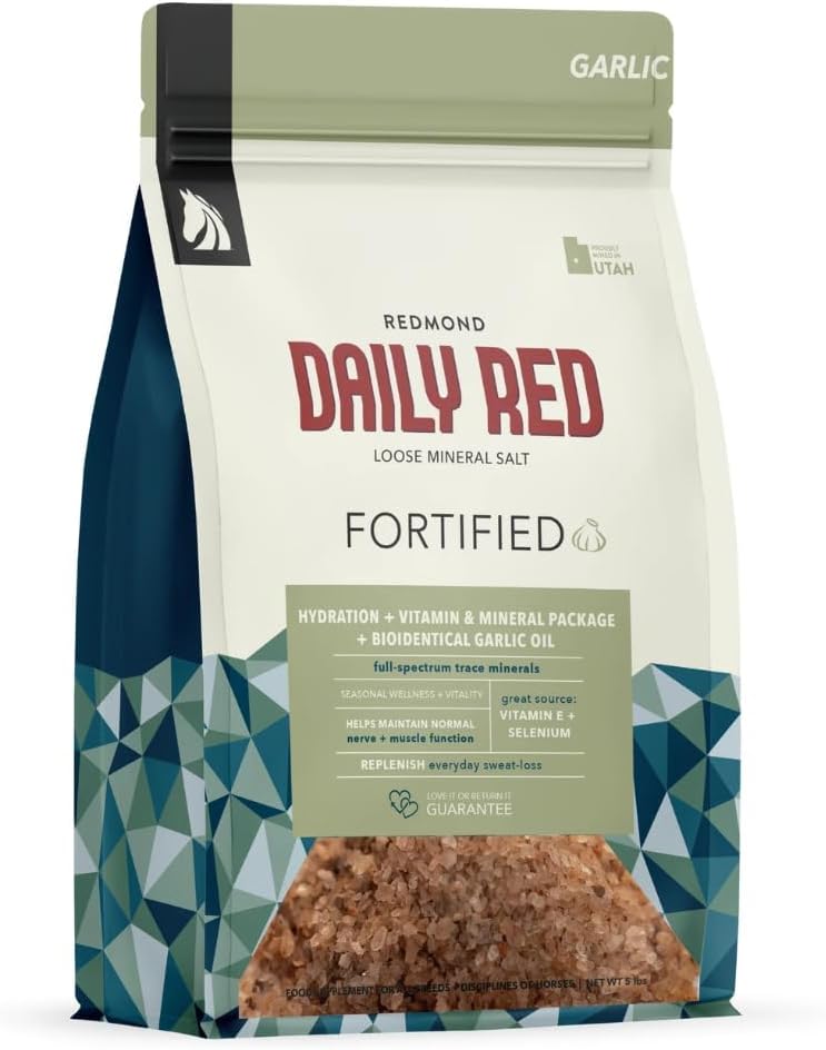 Dagelijks rood versterkt w/garlic - Horse Vitamine & Mineraal Supplement 5 lb Pouch
