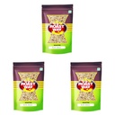 Roastway Foods Roasted Bajra Masala Healthy Snacks and Namkeens (400 g) (Pack of 3)