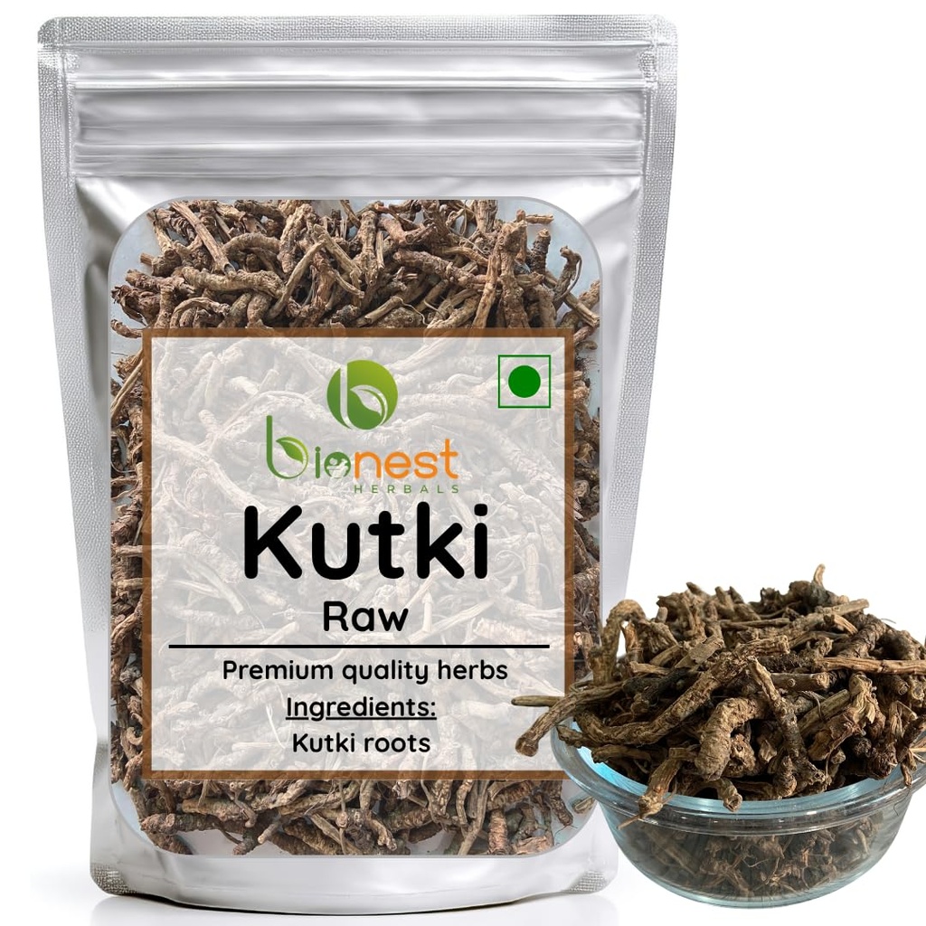 Kutki (Raw) -250 g- Picrorhiza Kurroa/Katuki | Liver Health, Detox | Bitter - Raw Herb