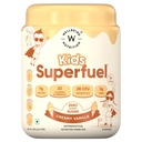 Wellbeing Nutrition Kids Superfuel 7+years |Zero Added Sugar |9g Milk Protein Isolate, 23 Vitamins & Minerals, 100mg DHA, 3g Fiber, Probiotics |Height Growth, Immunity & Brain| Vanilla, Nutrition Drink Powder, 400g