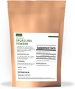 Organische Spirulina Poeder, Niet-GMO, USDA Gecertificeerd, Een Superfood met hoog eiwit, Boost Energie, Verbeter Immuniteit, Individuele Pakket