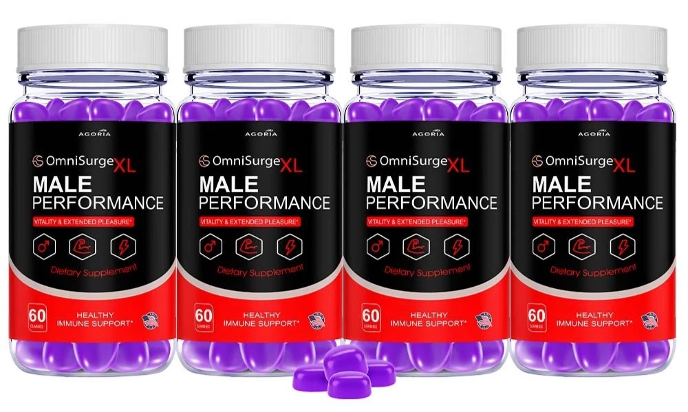(4 Pack) Omni Surge XL Gums Advanced Male Health Support OmniSurgeXL Gummies