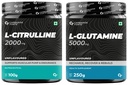 Carbamide Forte L Citrulline Powder 2000mg 50 SERVINGS - 100g| L Glutamine Powder | Glutamine Supplement for Men | Unflavoured - 250 Grams