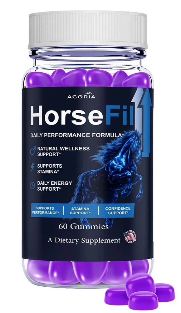 (1 Pack) Horse Fil Gum Advanced Male Health Support Formula HorseFil Gummies