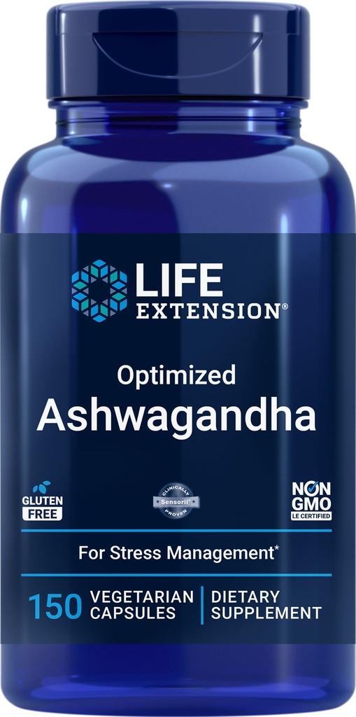 Life Extension Optimized Ashwagandha, 150 Vegetarian Capsules