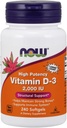 NOW Foods Vitamine D-3, structurele ondersteuning 2000 I.U, 480 Softgels