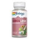 SOLARAY CircuLegs with Horse Chestnut Extract, Gotu Kola, Butcher's Broom, and More, Circulatie en Vein Ondersteuning voor gezonde benen, 60-dagen garantie, Lab geverifieerd (30 Serv, 60 VegCaps)
