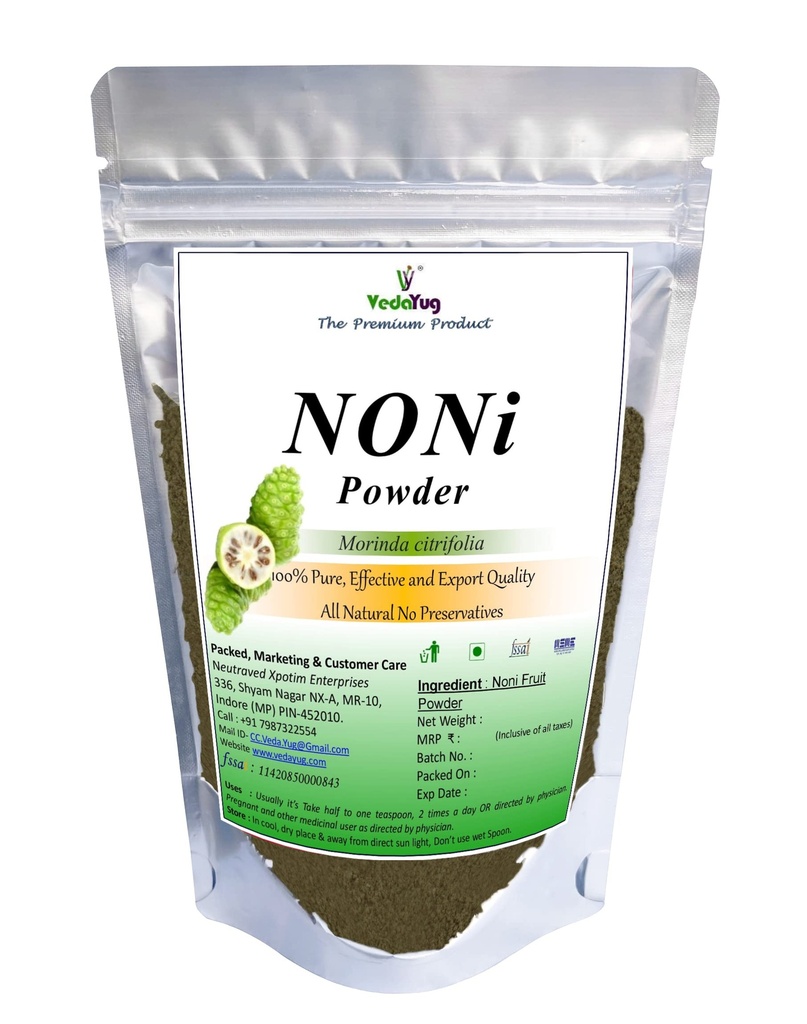 Noni Fruit Powder-100g | Morinda Citrifolia Powder | Achi | Cheese Fruit | Beach Mulberry, 100g | Helps to Enhance Energy