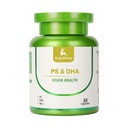 Magnesium L-threonaat -100mg, DHA-100mg, Fosfatidylserine-40mg, Magnesium Complexe Supplementen voor de Ouderen Kids Hersengezondheid en Cognitieve Ondersteuning Verbeteren Hersenen - 60 Capsules