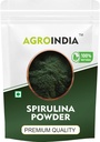 Spirulina Powder 100% Natural And Pure With No Added Preservatives 100g- Spirulina Powder for face, Dried Protein Green Algae Powder- Rich in Iron, Calcium, Potassium- Boost Energy & Immunity, Supports Digestion (100gm)