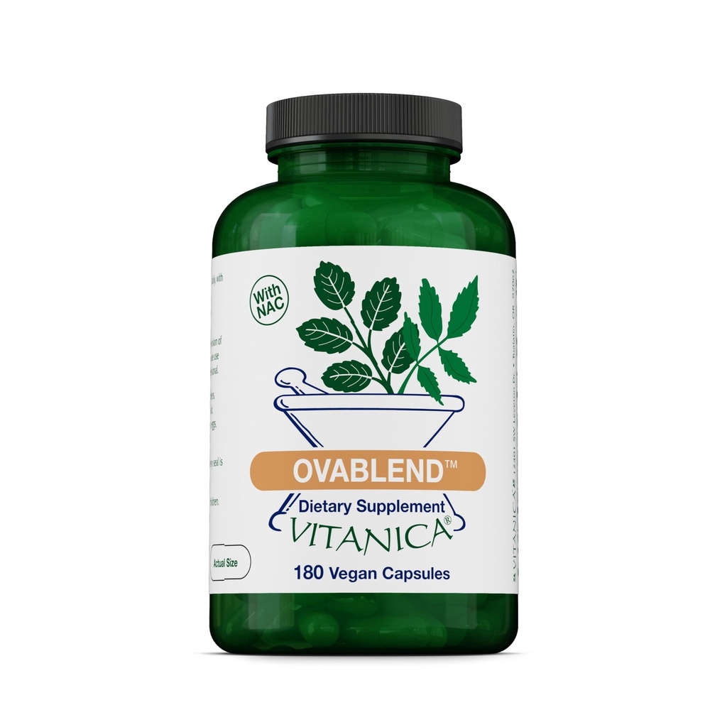 Vitanica Ovablend, Hormone Balance Support, Vegan, 180 Capsules