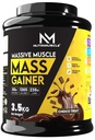 Nutrimuscle Massive Muscle Mass Gainer, 3.5 Kg (Chocolate) – Whey Protein & Complex Carb Blend with Creatine Monohydrate, BCAA, Digestive Enzymes & Multivitamins for Muscle Mass, Strength & Recovery