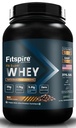 Fitspire Fit Super Whey Protein Powder- Gourmet Coffee- 1kg- No Added Sugar- Muscle Support- High Protein Formula with Digestive Enzymes for Better Absorption- Lean Muscle Growth- Daily Nutrition