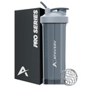 Pro Tritan Gym Shaker Bottle, Shakers for Protein Shake, 900ml (Black/Grey) Plastic
