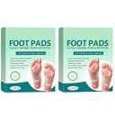 (Pack of 2) Herbal And Gentle Ingredient Foot Pads (20 pieces), Natural Ingredients for Sleep Aid, Pain Relief, Detoxification and Acupoint Micro-Massage Technology