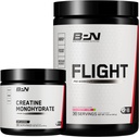 BARE PERFORMANCE NUTRITION BPN Creatine Monohydraat & Flight Pre Workout (Strawberry Kiwi) Bundel