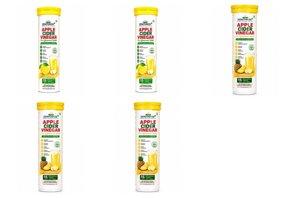 Zenithrise Plus Combo ACV Lemon 2 + ACV Pineapple 3 (5 pcs)