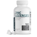 Bronson Zinklozen Antioxidant & Immuun Ondersteuning Supplement Citroen Gearomatiseerd, 180 Kauwtabletten
