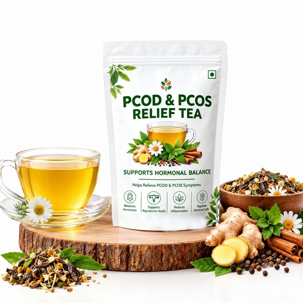 Stress relief tea Womens Health Tea for Hormonal Balance, PCOS & PCOD Herbal Tea