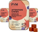 PYM Attentie Kauwt Ondersteuning voor Procrastinatie, Focus & Productiviteit, 60 Count 