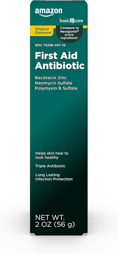 Basic Care Eerste Hulp Antibiotische Zalf, 2 ounce (verpakking van 1)