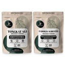 Jungle Poeders Tongkat Ali Poeder voor mannen 200:1 Extract, Fadogia Agrestis Extract Poeder voor mannen 50:1 Concentratie 5oz Supplement