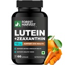 Balanced Eye Vitamins with Lutein 10 mg & Zeaxanthin 2 mg | Vision Support Supplement with Vitamin C, Vitamin E & Zinc | Blue Light Protection for Screen Users | Antioxidant Eye Health | 60 Veg Capsules | ISO, WHO-GMP & HACCP Certified