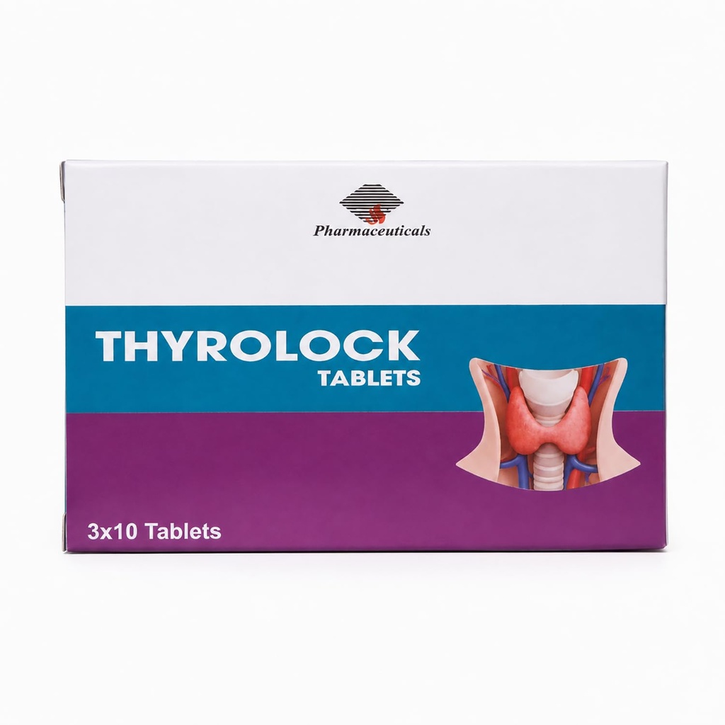 Tablets 3x10 | 1 to 2 Tablet twice a day | an Ayurvedic proprietary medicine formulated with traditional herbs that support healthy thyroid function and overall endocrine wellness.