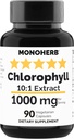MONOHERB Chlorofyl Extract 1000 mg - 90 Vegetarische Capsules