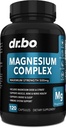 Magnesium Complex Supplement Capsules 500mg - Ondersteuning energie, ontspannen, benen en benen - Hulp spierondersteuning supplementen - hoge absorptie Premium Mag Citrate Oxide - 120 capsules