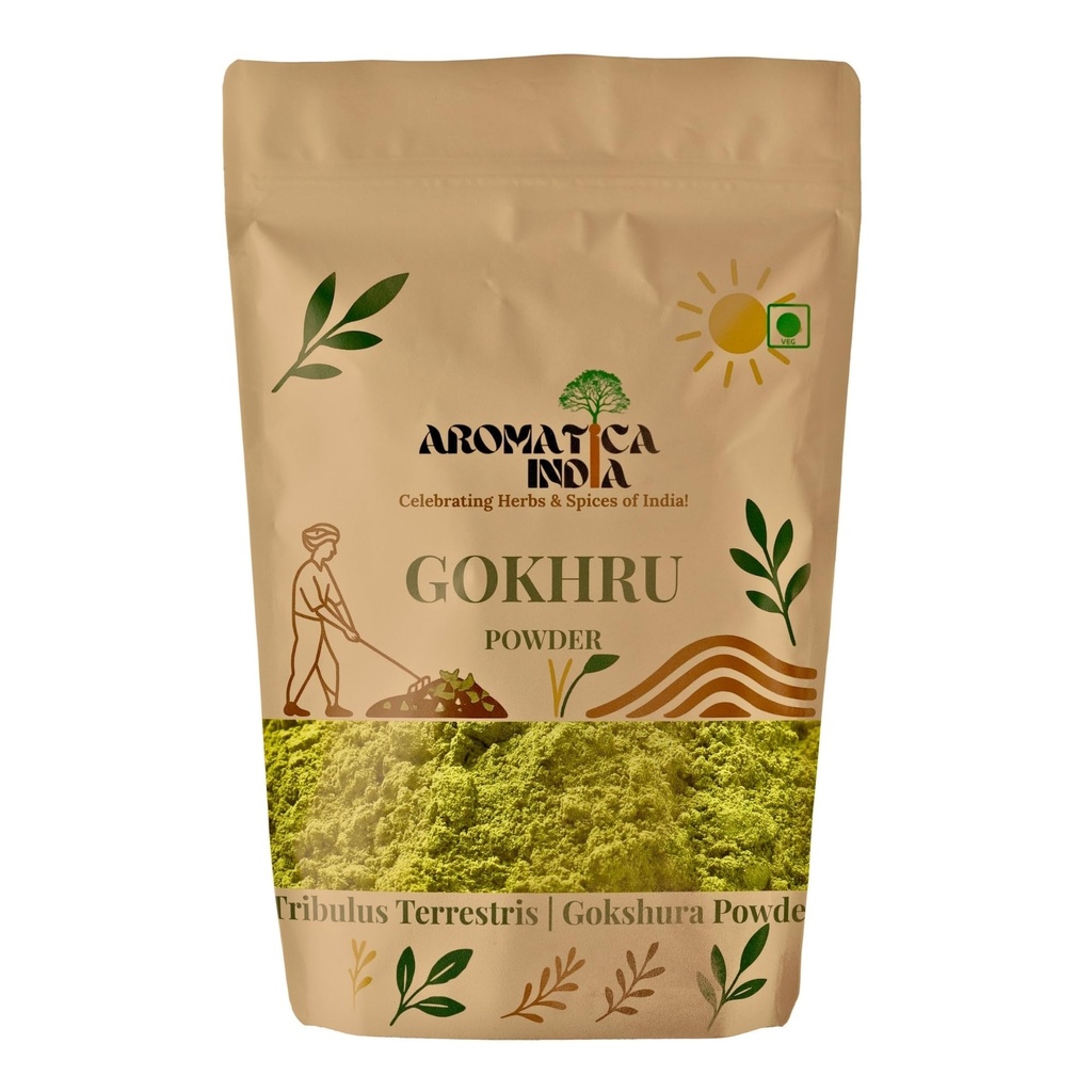 Organic Gokshura Powder Tribulus Terrestris for Men Women Kidney Health Vitality 50gm