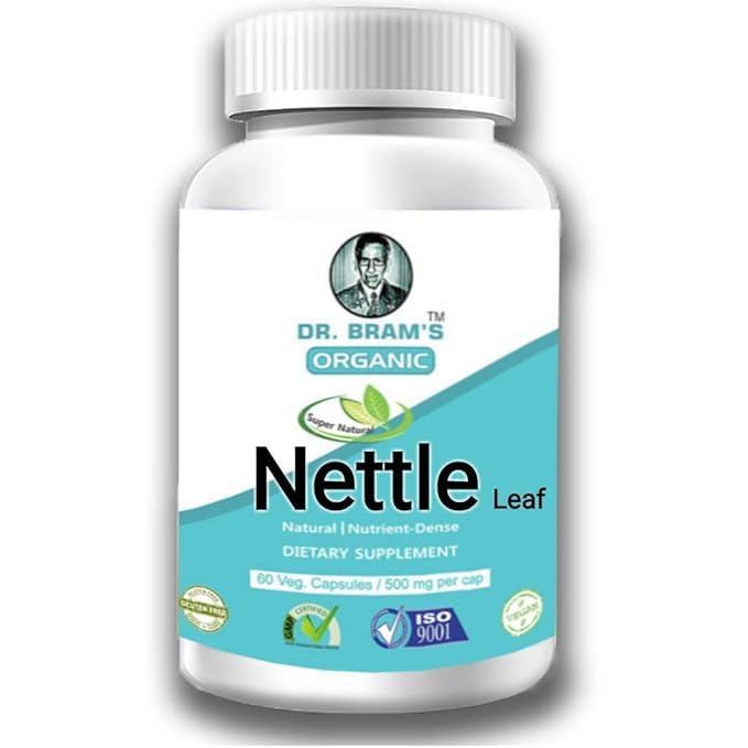 Organic Stinging Nettle Leaf Extract Capsules 500mg - 60 Vegan Capsules