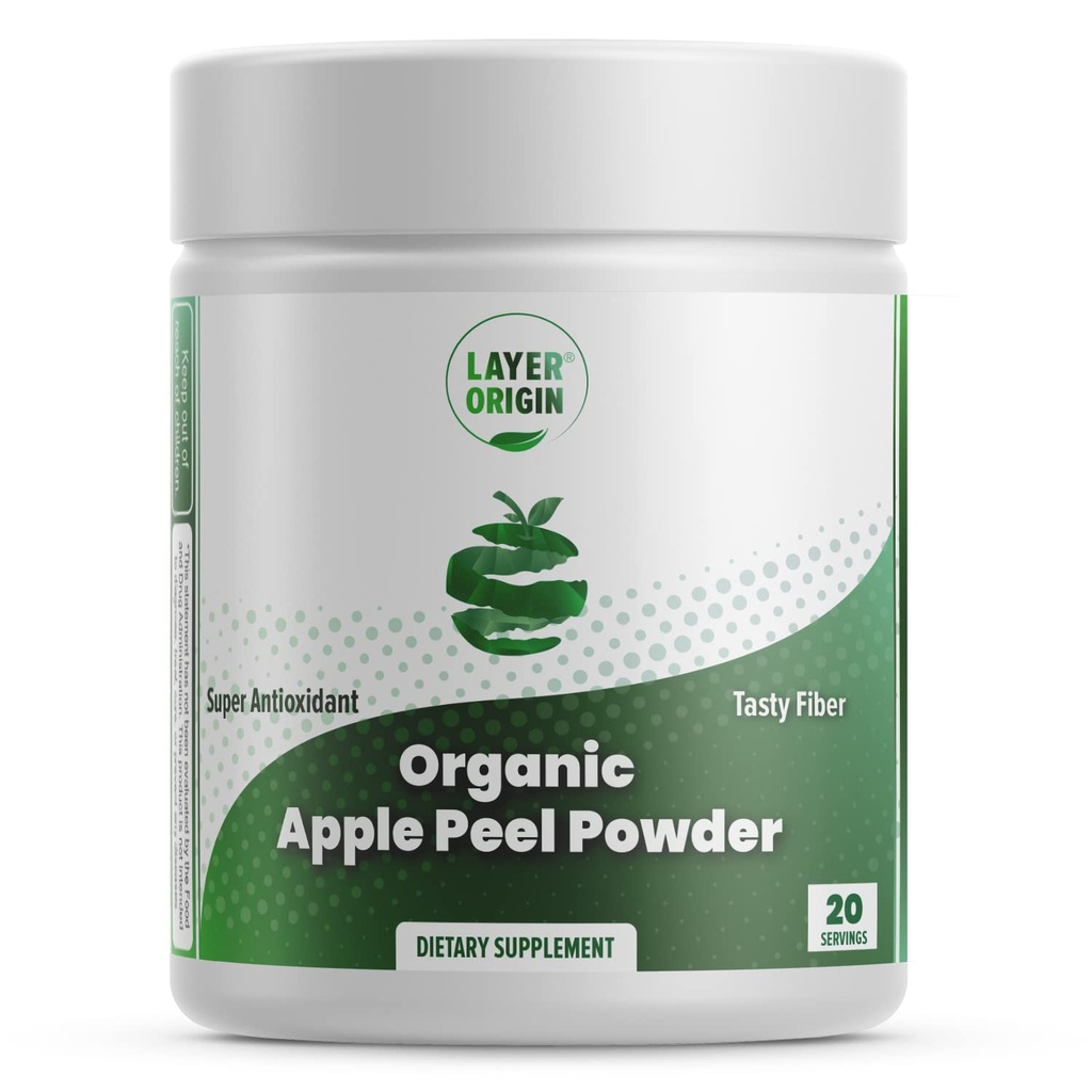 Laag Oorsprong Biologische Apple Peel Powder Boost Akkermansia en Bifidobacteria