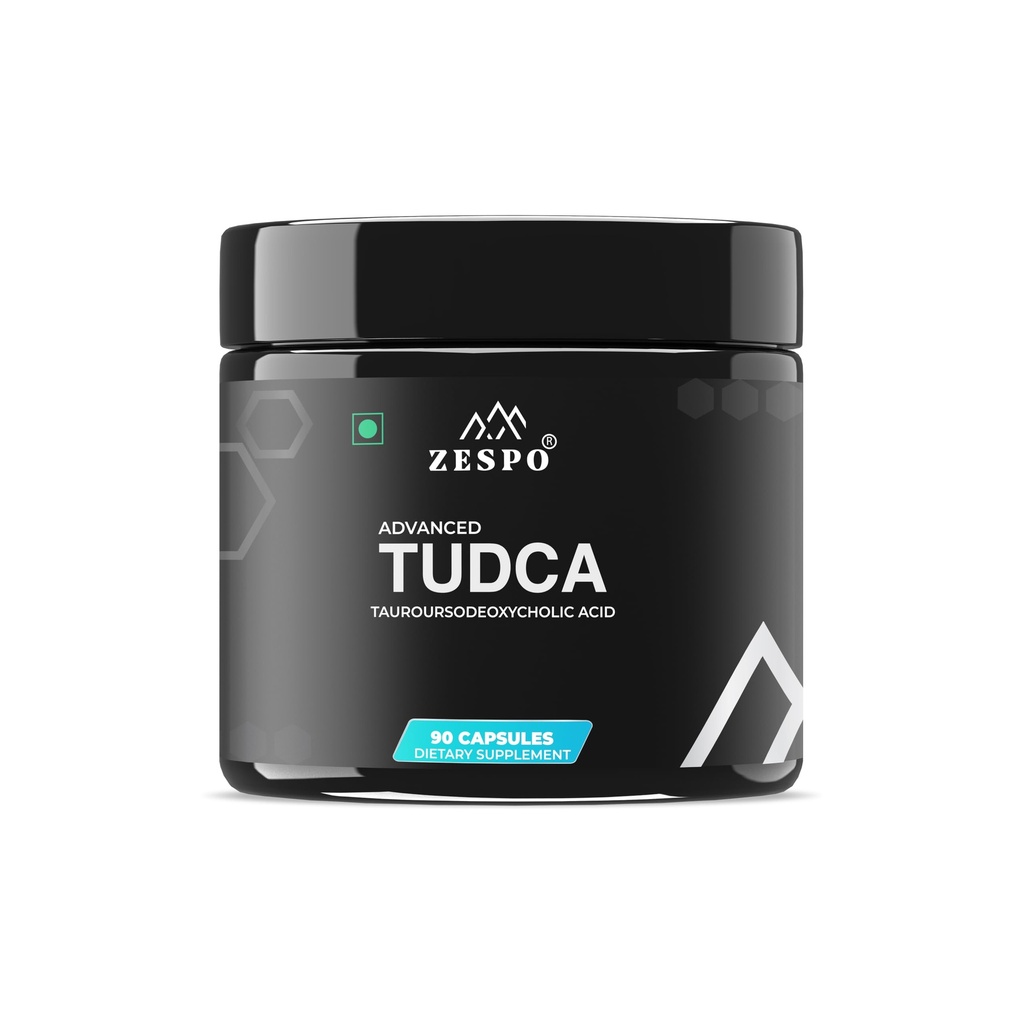 Zespo TUDCA 1000mg Supplement, Liver Support with Milk Thistle, 90 Capsules