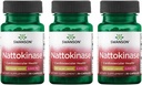Swanson Nattokinase 2000 Fibrinolytic Units 100 Milligrams 30 Capsules Enzyme (3 Pack)