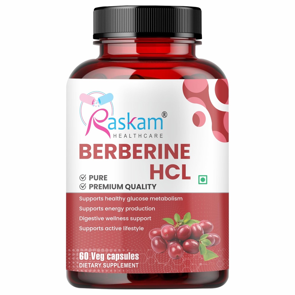 Healthcare Berberine HCL 1200mg with Ceylon Cinnamon, 60 Caps