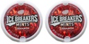 Ice Breakers Sugarfree Mints Cinnamon, 42 Gm (Pack of 2)