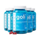 Goli Ashwagandha & Vitamin D Gummy - 300 Count - Mixed Berry, KSM-66, Vegan, Plant Based, Non-GMO, Glutenvrije & Gelatine Free Relax. Herstellen. Ontspan, verpakking van 5