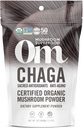 Om Paddestoelen Superfood Chaga Biologische Paddestoelenpoeder, 3,5 Ounce, 50 Servers, US Gegroeide, Heilige Antioxidanten & Immuun Ondersteuning, Superfood Paddestoelen Supplement