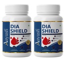 Aayush Wellness Dia Shield Blood Sugar Support Formula with Fenugreek, Cinnamon, Gymnema, Turmeric & Alpha Lipoic Acid | Metabolic Support, Energy Support & Wellness Supplement - 120 Tablets