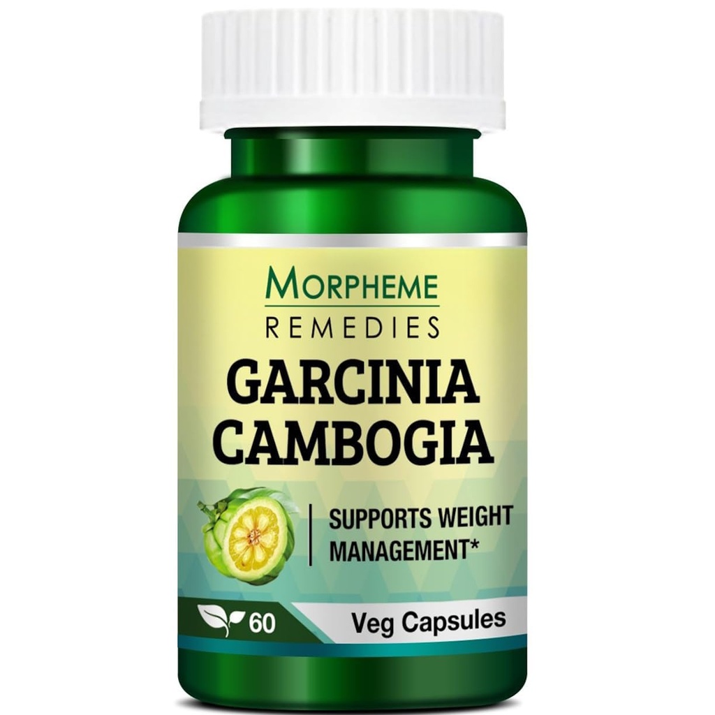 Morpheme Remedies Garcinia Cambogia for Weight Management, (60 Veg Capsules)