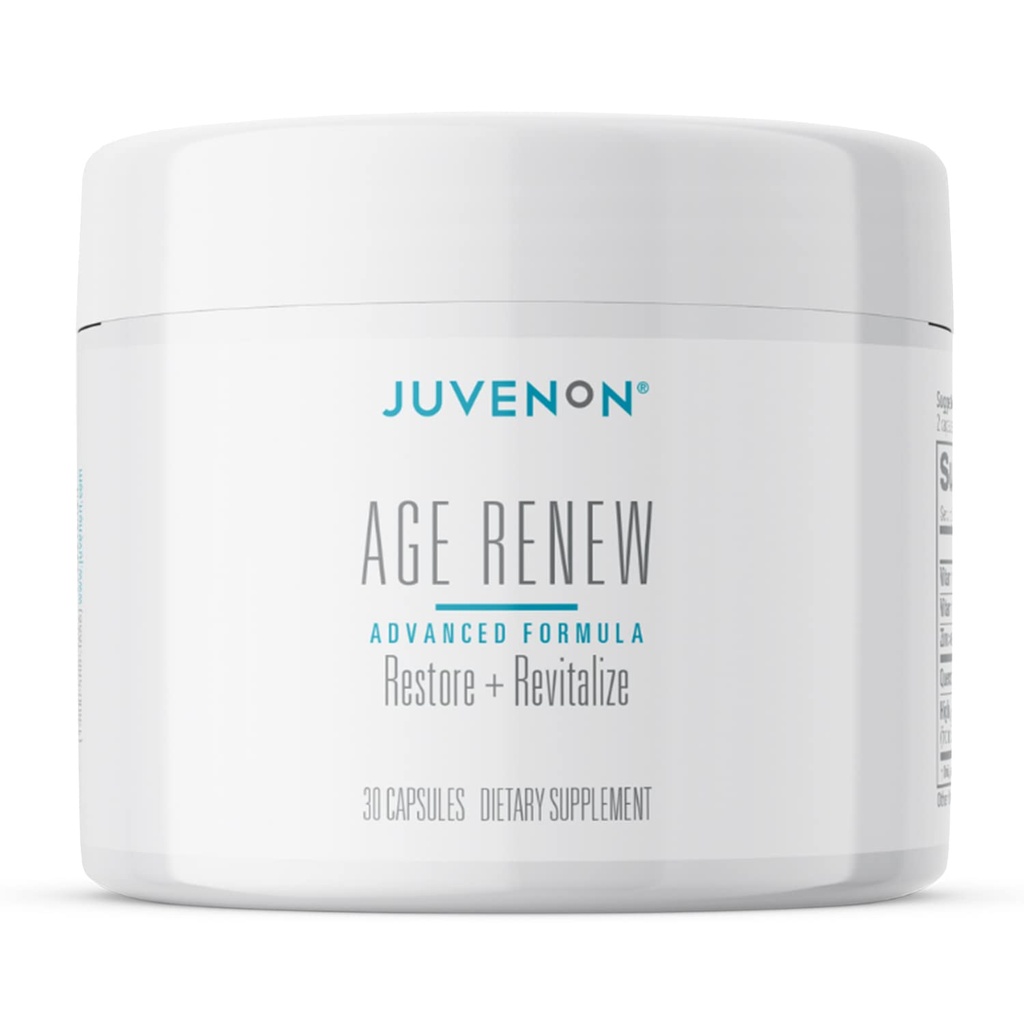 Juvenon AgeVernieuw Beta Glucan Anti Aging Immunity Support Supplement, Beta Glucan met zink quercetine voor Immune Defense Boost