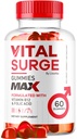 Vital Surge - Vital Surge voor mannen Gummies, Vital Vita Surge Max Maximale sterkte 1050 MG, VitalSurge Supplement Ondersteuning Gummy Advanced Formula, Premium Vitamine Gomita's (60 Gummies)