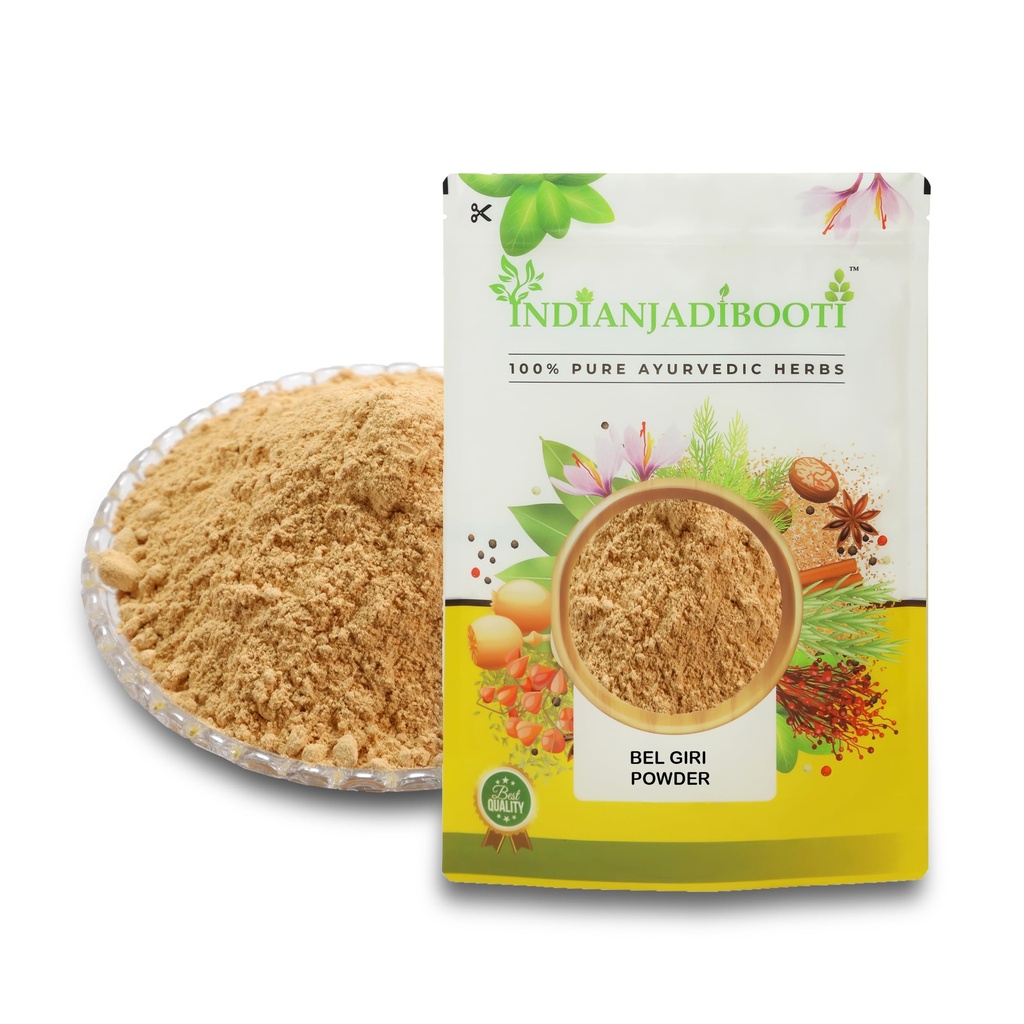 IndianJadiBooti Bael Fruit Powder | Aegle marmelos | Wood Apple Powder – Natural Digestive & Cooling Herb | 900 Grams Pack | (Pack Of 2)