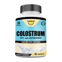 Colostrum Capsules 1000mg per portie - US Broned, 25% Immunoglobuline for Immune Support & Gut Health, 60 Capsules, 30 porties