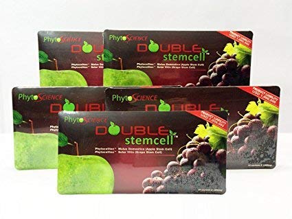 5 verpakkingen van Swiss Quality Formula Phytoscience PhytoCellTec Apple Grape Double StemCell stamcel anti veroudering (naar VS)