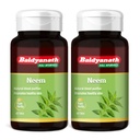 Baidyanath Neem - 60 Tablets (Pack of 2) | Ayurvedic Neem Extract Supplement | Supports Skin Health, Liver Function & Daily Detox |