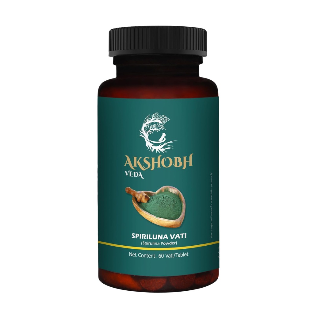 Spirulina Vati - Ayurvedic Tablet for Workout & Energy