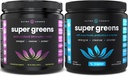 NutraChamps Super Greens Antioxidant & Super Greens Tropical Bundle - 2 maand aanbod